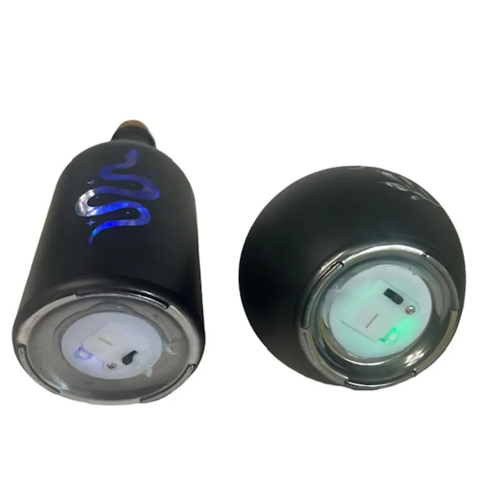 Target LED Color Changing Witch's Brew Potion Bottles 2 Black, 1 Purple NEW